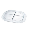 4-in-1 Square Tray w/Removable Compartments